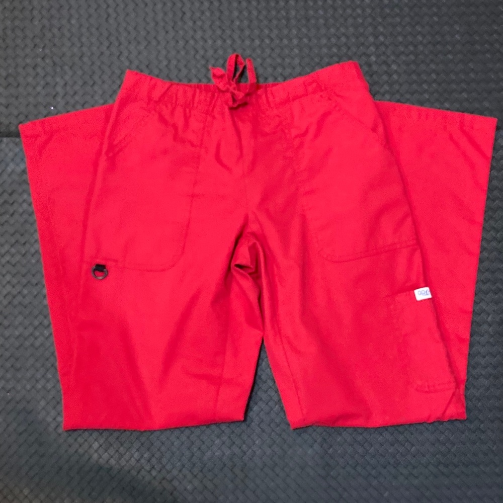 Red scrub pants - Picture 3 of 4